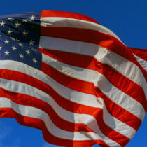 photo of american flag