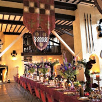 4. The permanent banqueting hall at Sudeley Castle, used by various Kings and Queens of England.