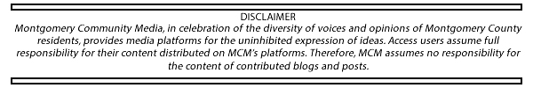 MCM disclaimer for blogger content