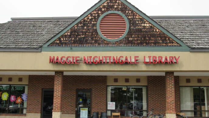 photo of maggie nightingale library in poolesville