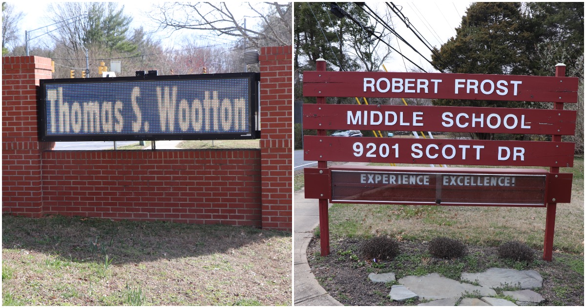 Wootton, Robert Frost Principals School Community Not at Risk for