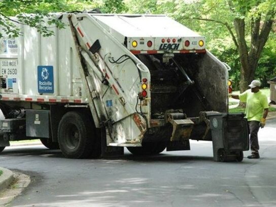 photo of rockville trash truck