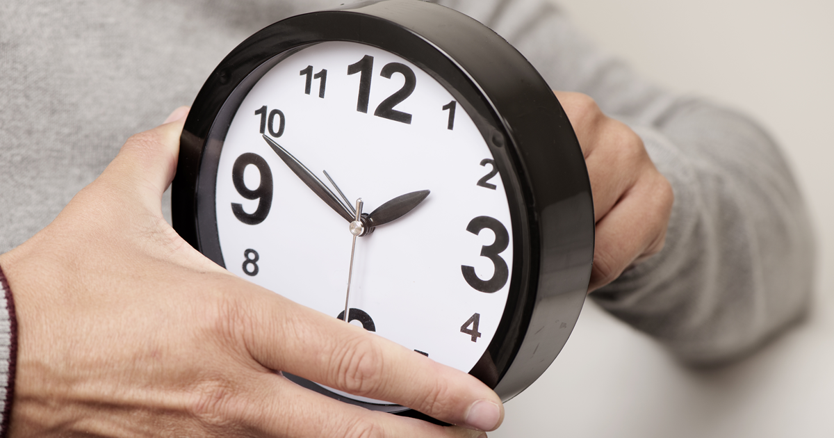 Daylight Saving Time Begins Sunday - Remember to Turn Your Clocks Ahead 1-Hour