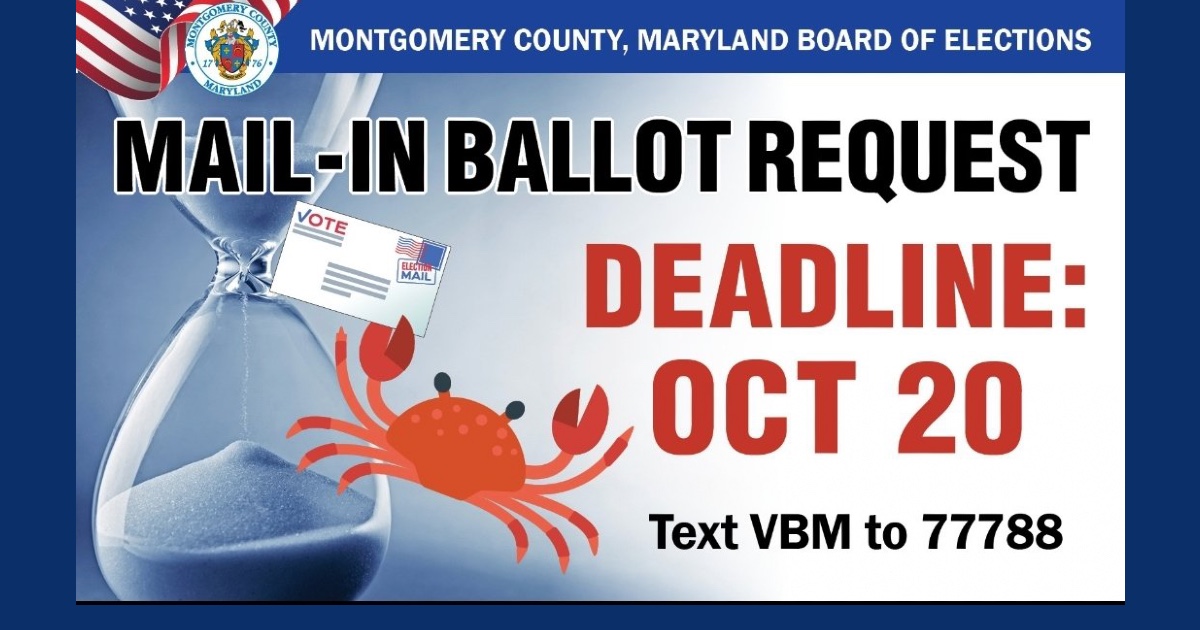 when is the deadline to request a mail in ballot hunt