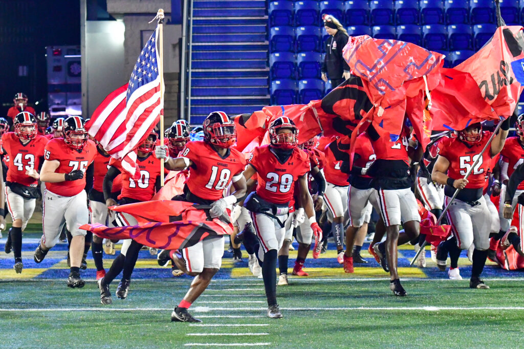 photo of 4A football championship Quince Orchard versus Wise dec 3 2021