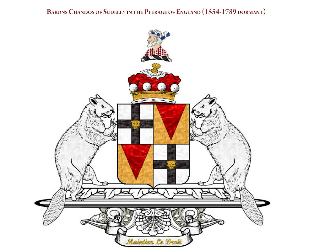 Coat of arms of the Barons Chandos
