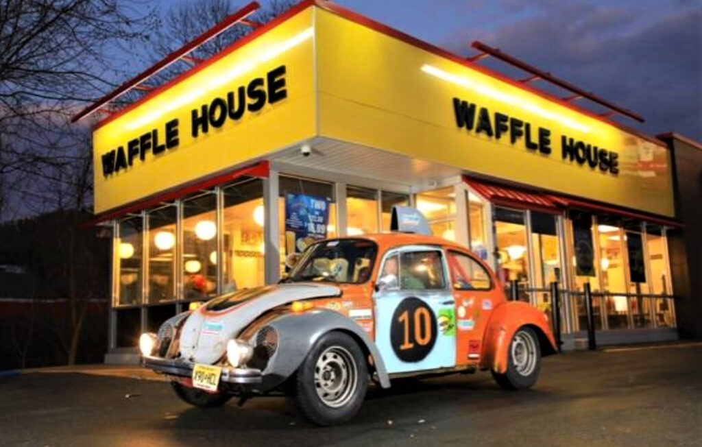 photo of Waffle House and VW
