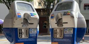 photo of Montgomery County street parking meters