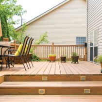 photo of residential deck