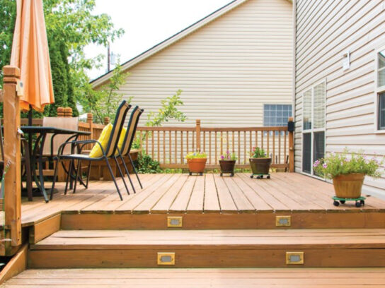 photo of residential deck