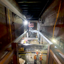 photo of metro red line tunnel ventilation improvement project
