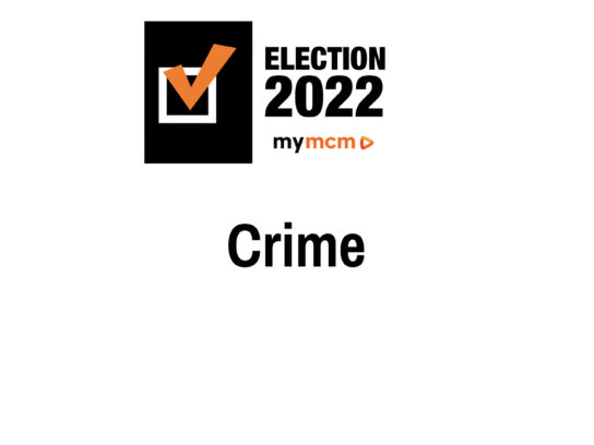 graphic for crime topic in candidates forum