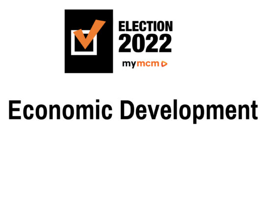 graphic for economic development topic in candidates forum