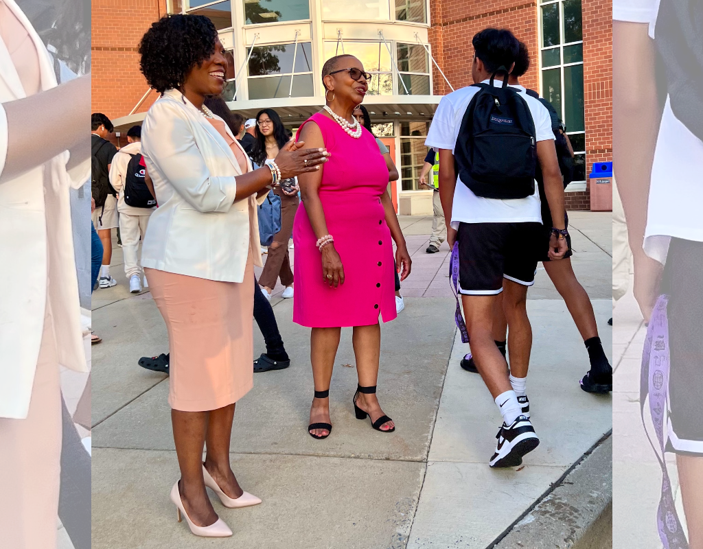 On First Day of School, MCPS Superintendent McKnight Says 'We Are 99