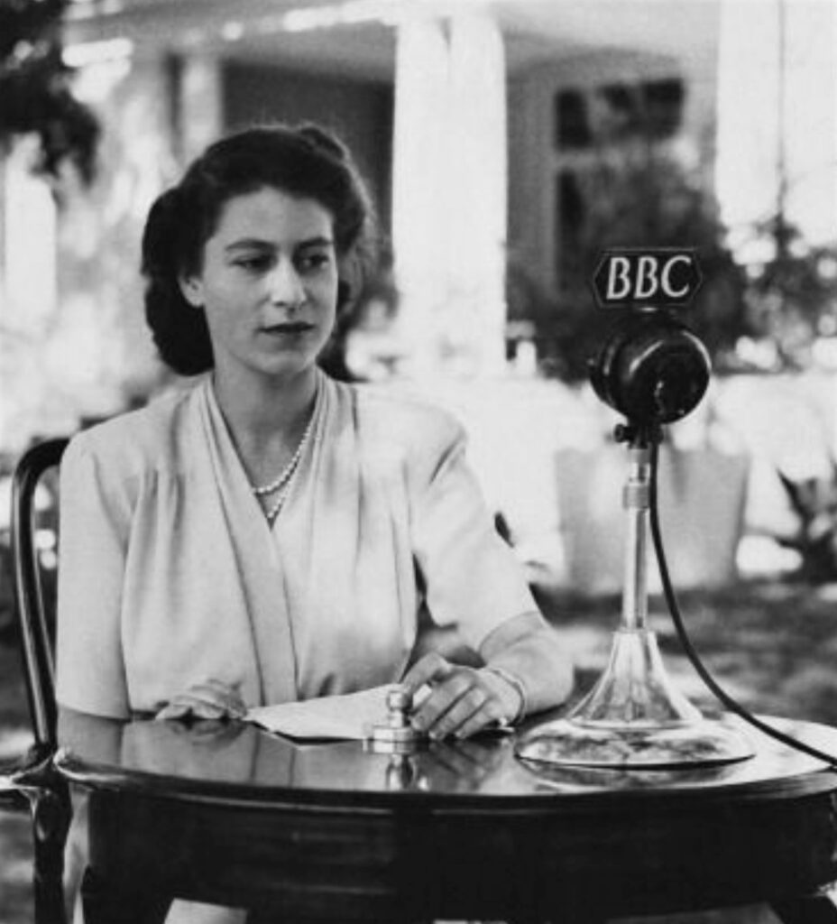 photo of Queen Elizabeth II in 1947