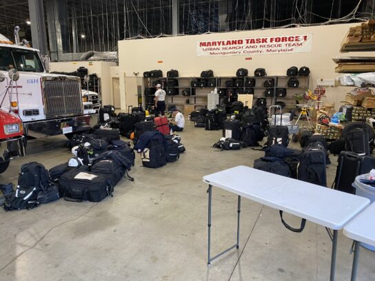 photo of maryland task force preparing to go to Puerto Rico