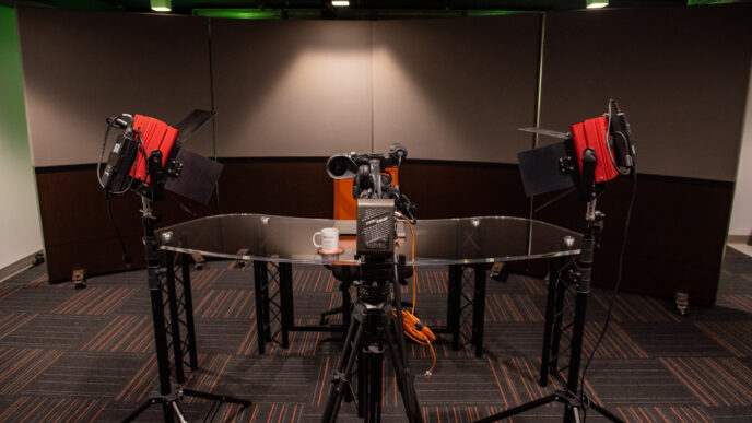 photo of TV studio Silver Spring media lab