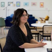 photo of woman taking class