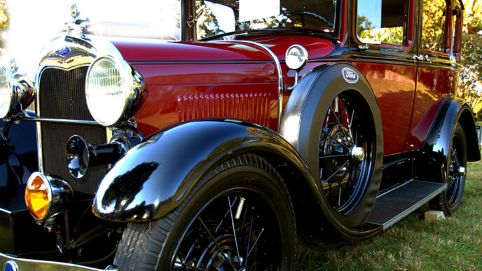 poto of ford model a from the 2015 rockville car show