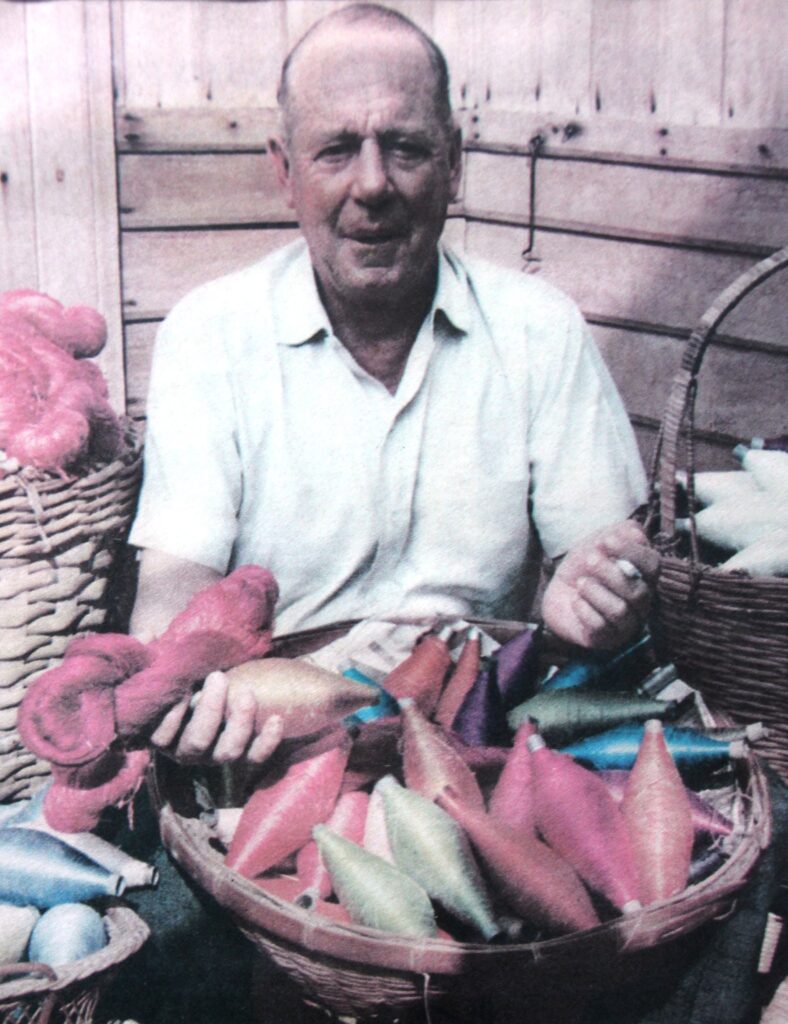 Thompson with silk spindles in '60s