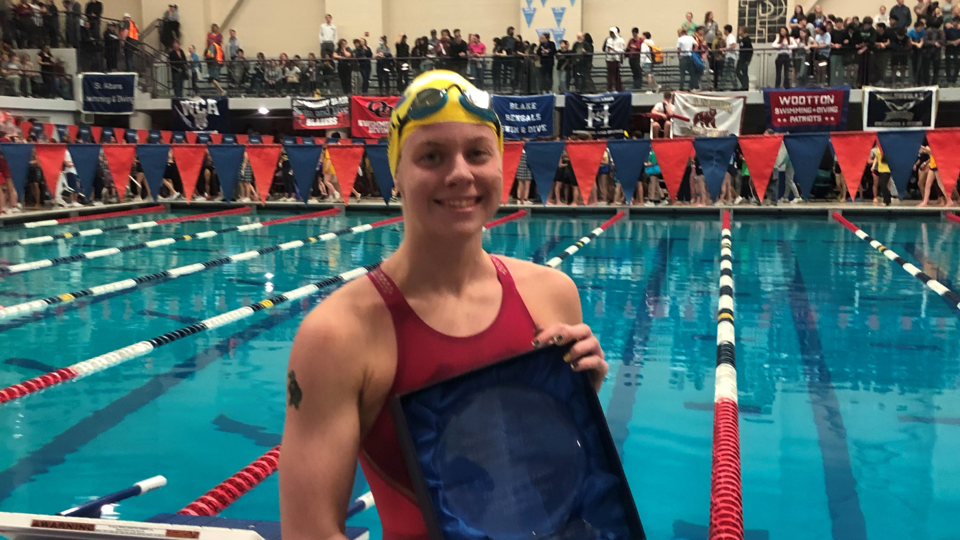 Stone Ridge Senior Erin Gemmell montgomery county athlete of the week