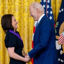 photo of Julia Louis-Dreyfus and Joe Biden