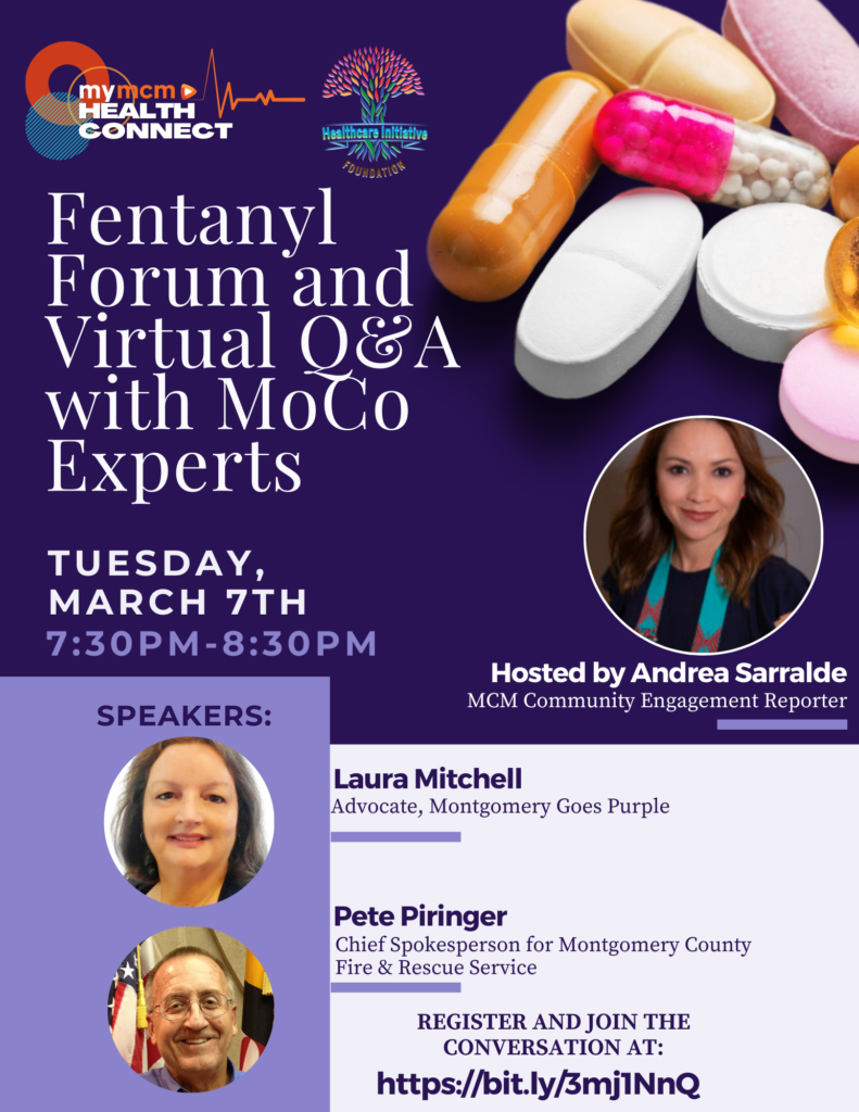 flyer for fentanyl forum and Q&A
