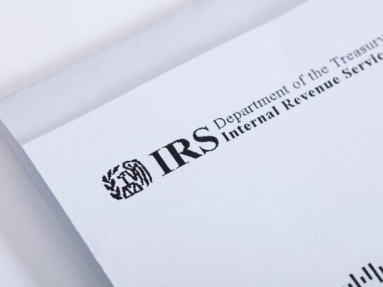photo of IRS notice