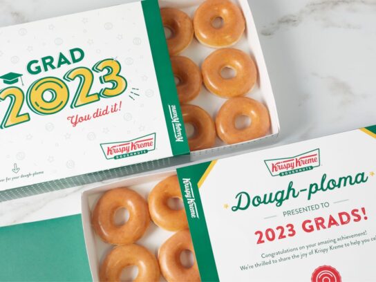 krispy kreme grad 2023 doughnuts