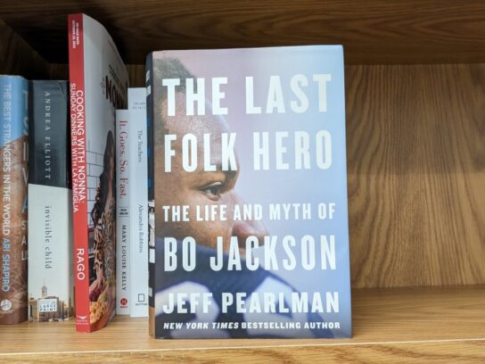 The Last Folk Hero on bookshelf