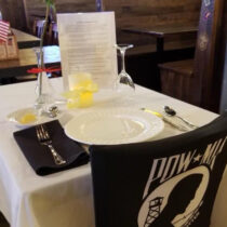 missing man table at mission bbq