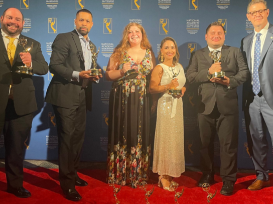 photo of 2023 Emmy Awardees and Tchad and Joe