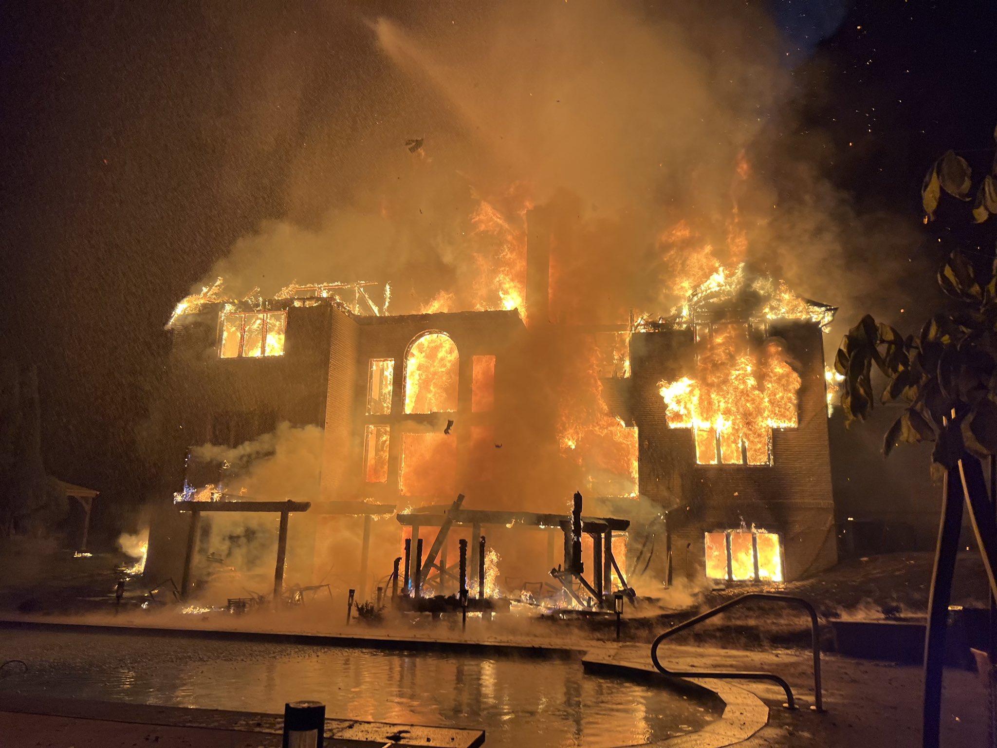 Large Potomac Home Engulfed in Flames, Causing More Than $2M in Damages - Vimarsana News