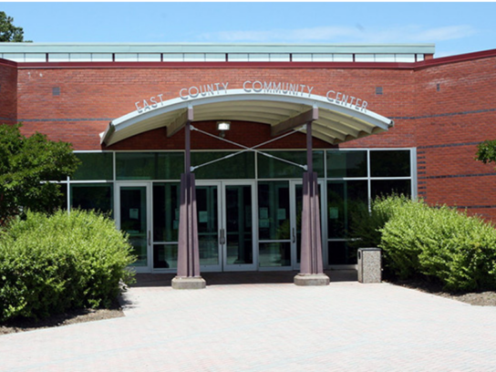 photo of entrance to East County Community Recreation Center