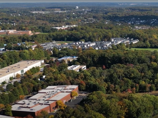 photo of Clarksburg Gateway plan area taken aerially