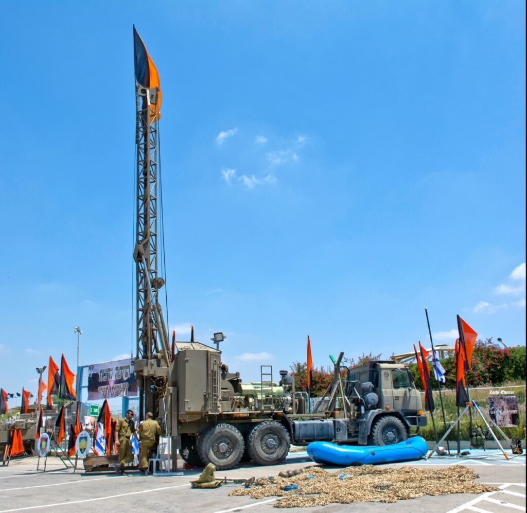 IDF drilling vehicle