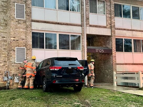 "Gaithersburg Driver Crashes Into Apartment Building Tuesday Morning" (Pete Piringer, Chief Spokesperson for Montgomery County Fire & Rescue Service)