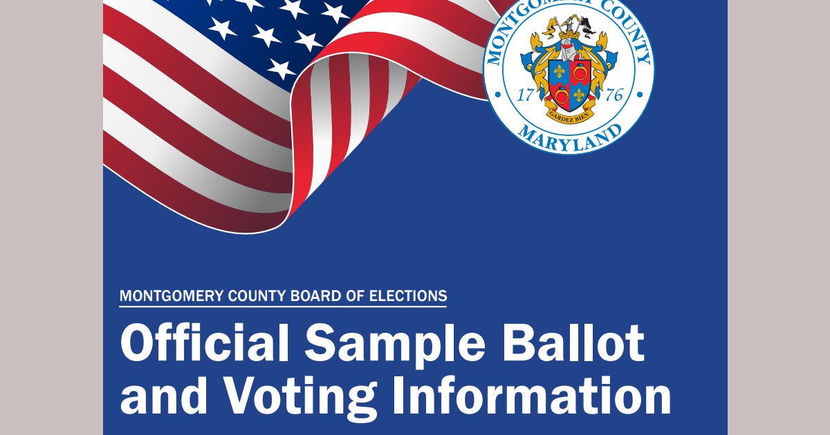 Some Voters Receive Sample Ballots With Their Names Incorrectly Listed Montgomery Community Media